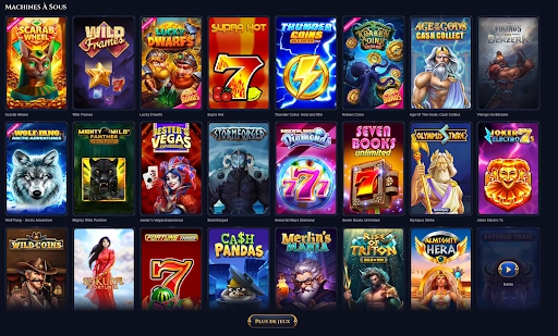 Jouez aux machines à sous les plus populaires sur Cazeus Casino et tentez votre chance ! Sélection des meilleures machines à sous sur Cazeus Casino